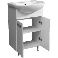 Тумба под раковину Stella Polar Фиора 55 SP-00000212 Белая, купить, цена, заказать, магазин, доставка, скидка, промокод, купить, цена, заказать, магазин, доставка, скидка, промокод