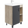 Тумба под раковину Onika Тимбер 60.01 106116 Серый матовый Дуб сонома, купить, цена, заказать, магазин, доставка, скидка, промокод, купить, цена, заказать, магазин, доставка, скидка, промокод