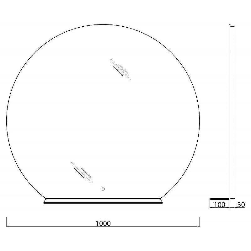 Зеркало BelBagno SPC-RNG-1000-LED-TCH-MENS с подсветкой с сенсорным выключателем, купить, цена, заказать, магазин, доставка, скидка, промокод, купить, цена, заказать, магазин, доставка, скидка, промокод