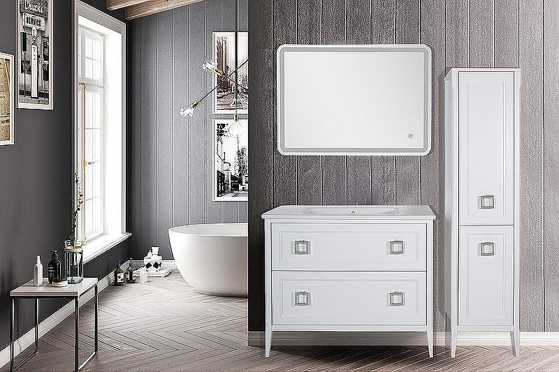 Зеркало ASB-Woodline Марика 105 12220 с подсветкой с сенсорным выключателем, купить, цена, заказать, магазин, доставка, скидка, промокод, купить, цена, заказать, магазин, доставка, скидка, промокод