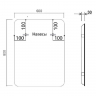 Зеркало Vincea 60 VLM-3VC600 с подсветкой с сенсорным выключателем и диммером, купить, цена, заказать, магазин, доставка, скидка, промокод, купить, цена, заказать, магазин, доставка, скидка, промокод
