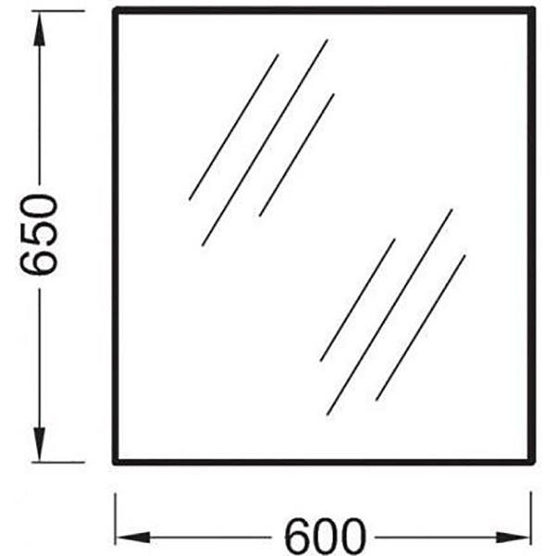 Зеркало Jacob Delafon Ola 60 EB1080-RU подвесное, купить, цена, заказать, магазин, доставка, скидка, промокод, купить, цена, заказать, магазин, доставка, скидка, промокод