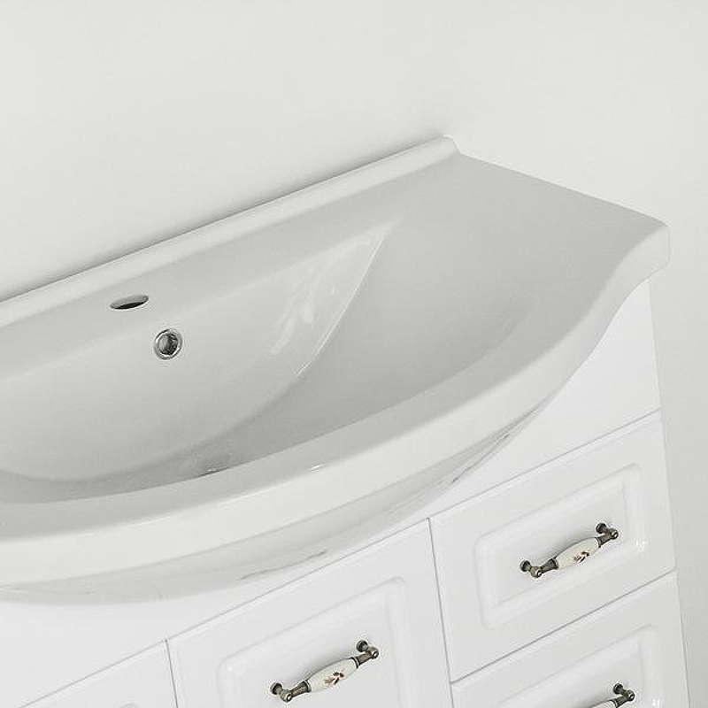 Тумба под раковину Style Line Олеандр-2 100 Люкс Белый, купить, цена, заказать, магазин, доставка, скидка, промокод, купить, цена, заказать, магазин, доставка, скидка, промокод