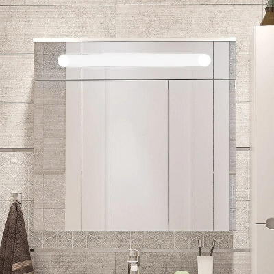 Зеркальный шкаф DIWO Коломна 80 KOL.Z.80/P/W с подсветкой Белый