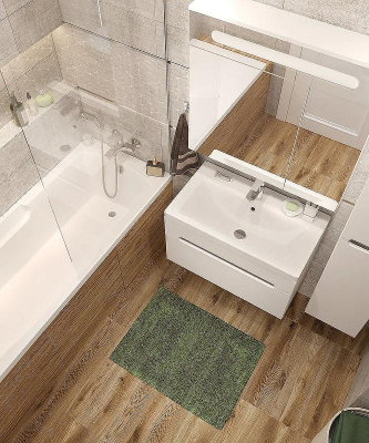 Зеркальный шкаф DIWO Коломна 80 KOL.Z.80/P/W с подсветкой Белый