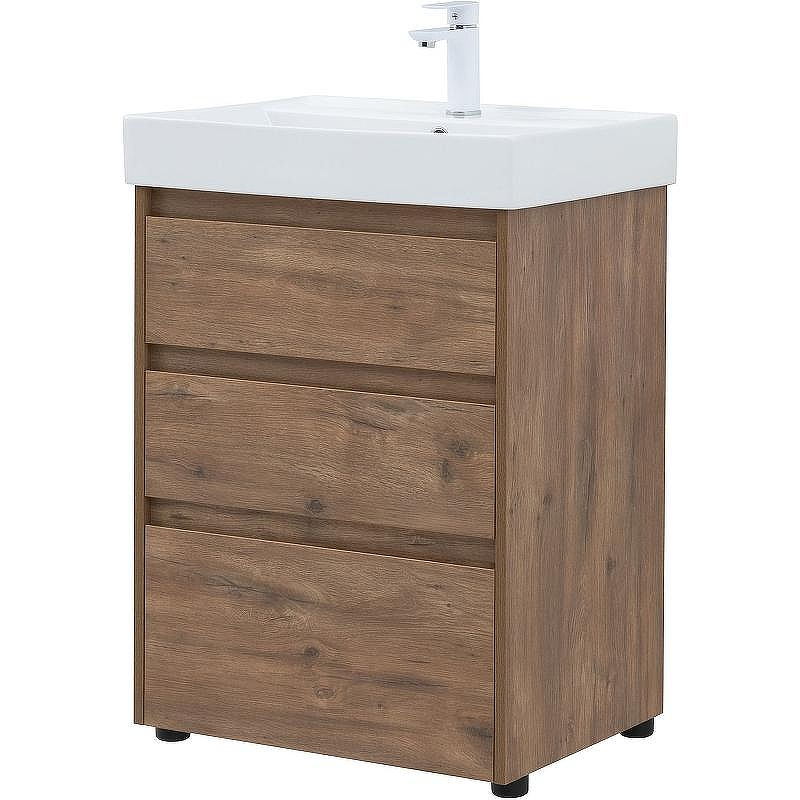 Тумба под раковину Aquanet Nova Lite 60 302471 Дуб рустикальный, купить, цена, заказать, магазин, доставка, скидка, промокод, купить, цена, заказать, магазин, доставка, скидка, промокод