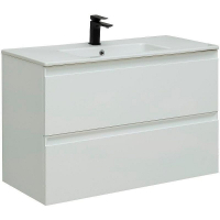 Тумба под раковину Allen Brau Eclipse 100 1.E1003.WM подвесная Белая матовая, купить, цена, заказать, магазин, доставка, скидка, промокод, купить, цена, заказать, магазин, доставка, скидка, промокод