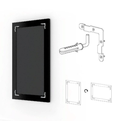 Зеркало Evoform Exclusive 154х64 Медный эльдорадо