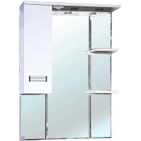 Зеркало со шкафом Bellezza Сиена 80 L 4613913002014 с подсветкой Белое, купить, цена, заказать, магазин, доставка, скидка, промокод, купить, цена, заказать, магазин, доставка, скидка, промокод