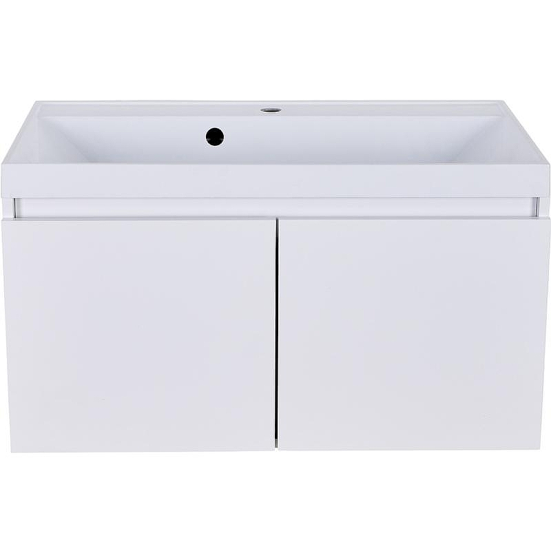 Тумба с раковиной Orange Квадро 80 KV-80TUW+Racl подвесная Белый глянец, купить, цена, заказать, магазин, доставка, скидка, промокод, купить, цена, заказать, магазин, доставка, скидка, промокод