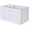 Тумба с раковиной Orange Квадро 80 KV-80TUW+Racl подвесная Белый глянец, купить, цена, заказать, магазин, доставка, скидка, промокод, купить, цена, заказать, магазин, доставка, скидка, промокод