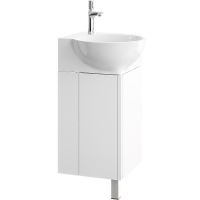 Тумба под раковину Aqwella Porto 45 POR0104WW угловая Белая, купить, цена, заказать, магазин, доставка, скидка, промокод, купить, цена, заказать, магазин, доставка, скидка, промокод