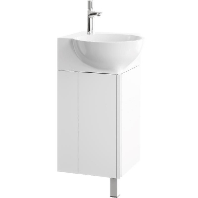 Тумба под раковину Aqwella Porto 45 POR0104WW угловая Белая