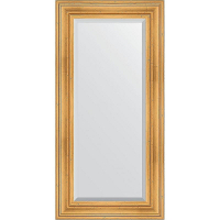Зеркало Evoform Exclusive 119х59 BY 3496 с фацетом в багетной раме - Травленое золото 99, купить, цена, заказать, магазин, доставка, скидка, промокод, купить, цена, заказать, магазин, доставка, скидка, промокод