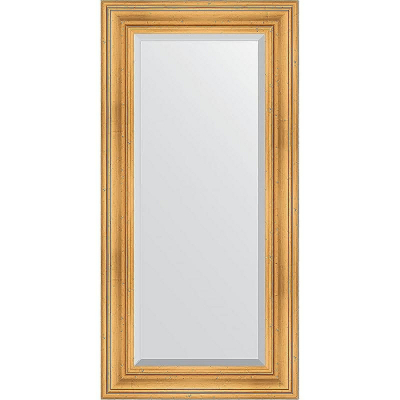 Зеркало Evoform Exclusive 119х59 BY 3496 с фацетом в багетной раме - Травленое золото 99