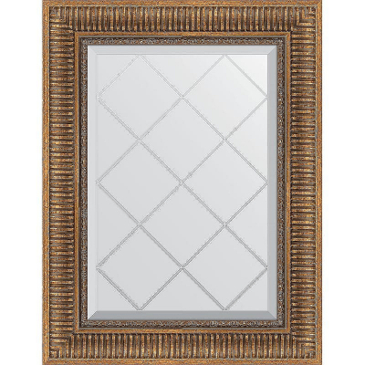 Зеркало Evoform Exclusive-G 75х57 BY 4025 с гравировкой в багетной раме - Бронзовый акведук 93