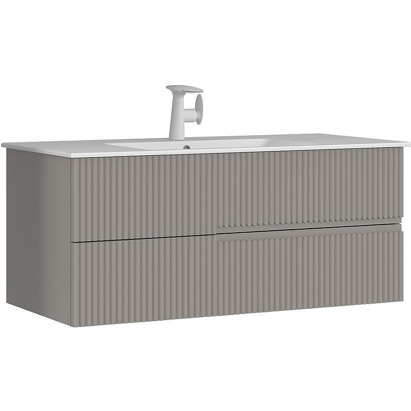 Тумба с раковиной Orka Moonlight 120 5001508 подвесная Бежевая матовая, купить, цена, заказать, магазин, доставка, скидка, промокод, купить, цена, заказать, магазин, доставка, скидка, промокод