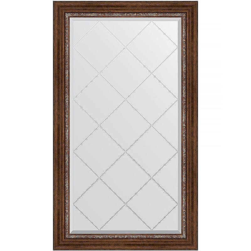 Зеркало Evoform Exclusive-G 131х76 BY 4234 с гравировкой в багетной раме - Римская бронза 88, купить, цена, заказать, магазин, доставка, скидка, промокод, купить, цена, заказать, магазин, доставка, скидка, промокод
