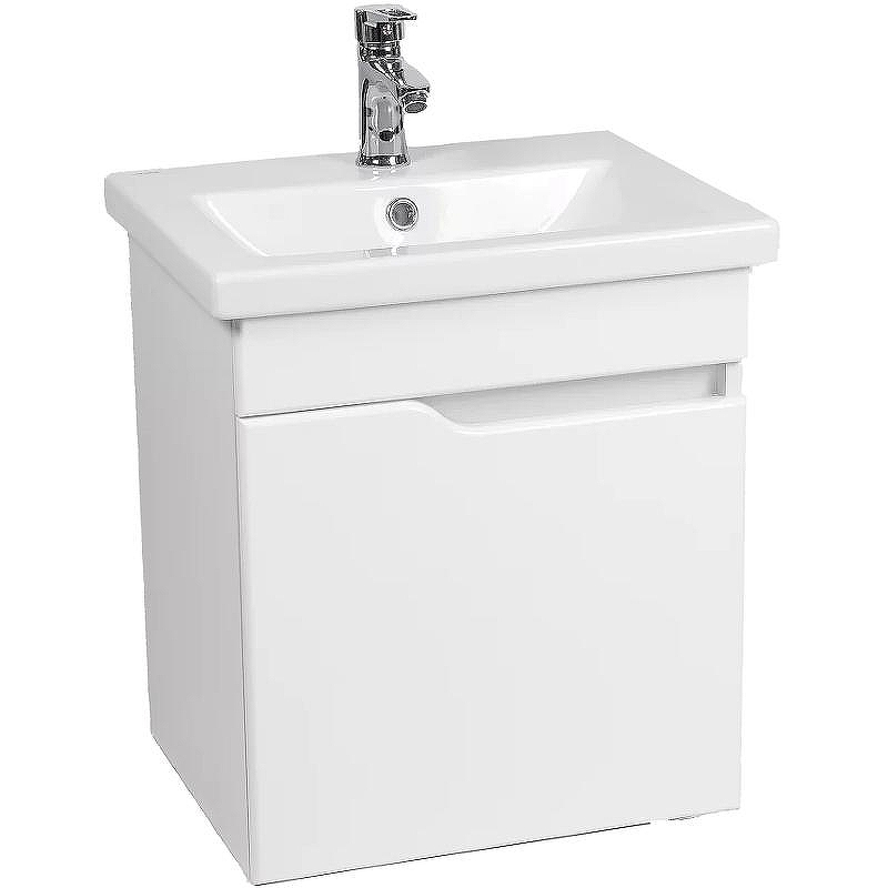 Тумба под раковину VIANT Куба 50 VKUB50CO-T1STP подвесная Белая, купить, цена, заказать, магазин, доставка, скидка, промокод, купить, цена, заказать, магазин, доставка, скидка, промокод