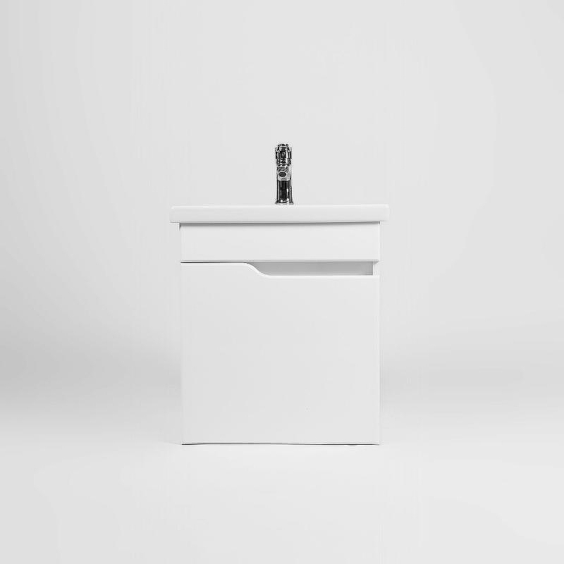 Тумба под раковину VIANT Куба 50 VKUB50CO-T1STP подвесная Белая, купить, цена, заказать, магазин, доставка, скидка, промокод, купить, цена, заказать, магазин, доставка, скидка, промокод