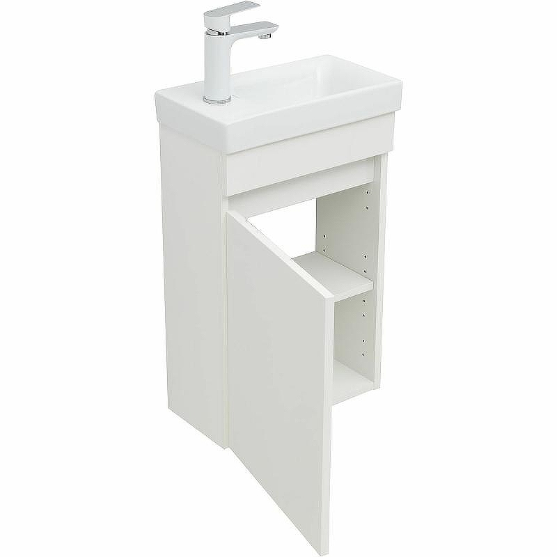 Тумба под раковину Aquanet Вега 40 329129 подвесная Белый глянец, купить, цена, заказать, магазин, доставка, скидка, промокод, купить, цена, заказать, магазин, доставка, скидка, промокод