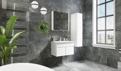 Зеркальный шкаф Roca Up 60 ZRU9303025 R с подсветкой Белый глянец