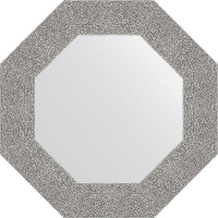 Зеркало Evoform Octagon 57х57 BY 3802 в багетной раме - Чеканка серебряная 90, купить, цена, заказать, магазин, доставка, скидка, промокод, купить, цена, заказать, магазин, доставка, скидка, промокод