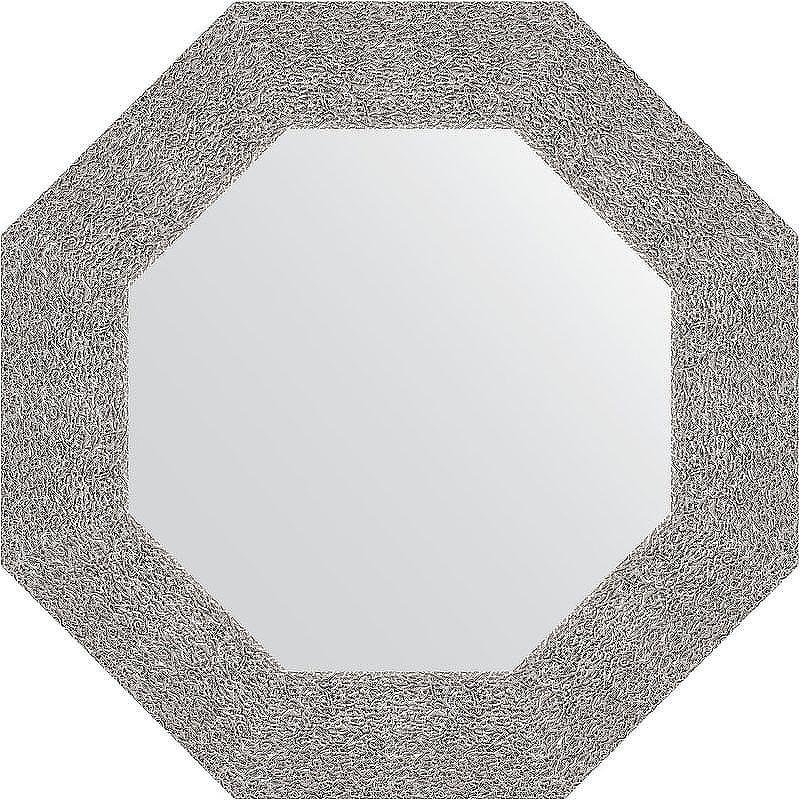 Зеркало Evoform Octagon 57х57 BY 3802 в багетной раме - Чеканка серебряная 90, купить, цена, заказать, магазин, доставка, скидка, промокод, купить, цена, заказать, магазин, доставка, скидка, промокод