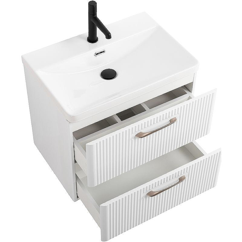 Тумба под раковину BelBagno Due 50 DUE-500-2C-SO-BL-P подвесная Bianco Lucido, купить, цена, заказать, магазин, доставка, скидка, промокод, купить, цена, заказать, магазин, доставка, скидка, промокод