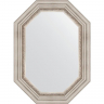Зеркало Evoform Octagon 56x76 BY 7165 в багетной раме - Римское серебро 88, купить, цена, заказать, магазин, доставка, скидка, промокод, купить, цена, заказать, магазин, доставка, скидка, промокод
