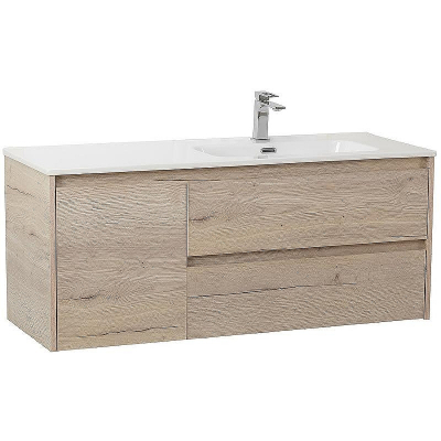 Тумба под раковину BelBagno Kraft 100 R KRAFT-1000-2C-1A-SO-RGB-R подвесная Rovere Galifax Bianco