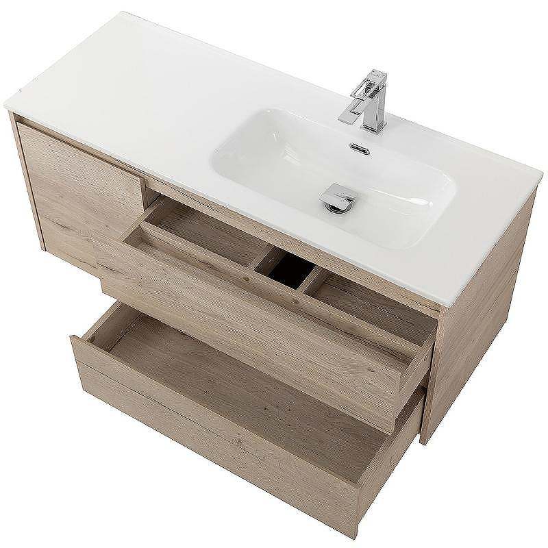 Тумба под раковину BelBagno Kraft 100 R KRAFT-1000-2C-1A-SO-RGB-R подвесная Rovere Galifax Bianco, купить, цена, заказать, магазин, доставка, скидка, промокод, купить, цена, заказать, магазин, доставка, скидка, промокод