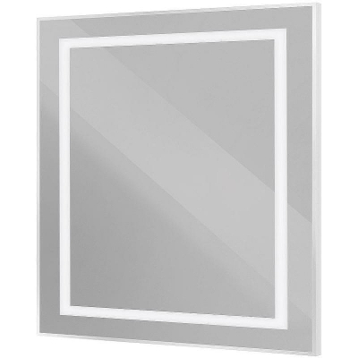 Зеркало BelBagno Kraft 90 SPC-KRAFT-900-800-SENS-AL с подсветкой Сатин с сенсорным выключателем