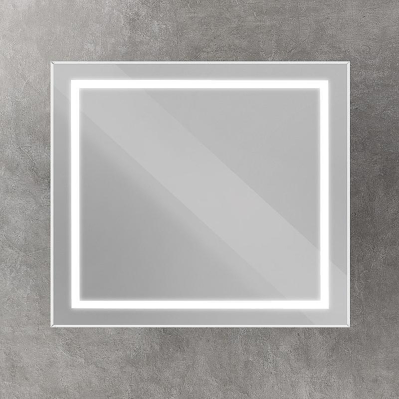 Зеркало BelBagno Kraft 90 SPC-KRAFT-900-800-SENS-AL с подсветкой Сатин с сенсорным выключателем, купить, цена, заказать, магазин, доставка, скидка, промокод, купить, цена, заказать, магазин, доставка, скидка, промокод