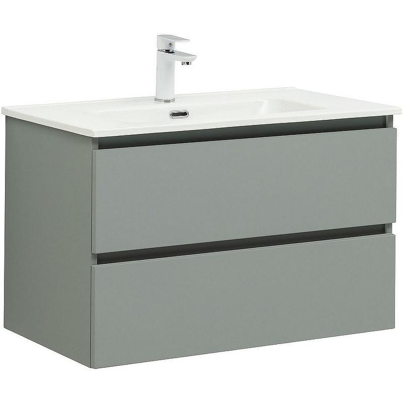 Тумба под раковину Aquanet Вега 2.0 80 337961 подвесная Мисти грин, купить, цена, заказать, магазин, доставка, скидка, промокод, купить, цена, заказать, магазин, доставка, скидка, промокод