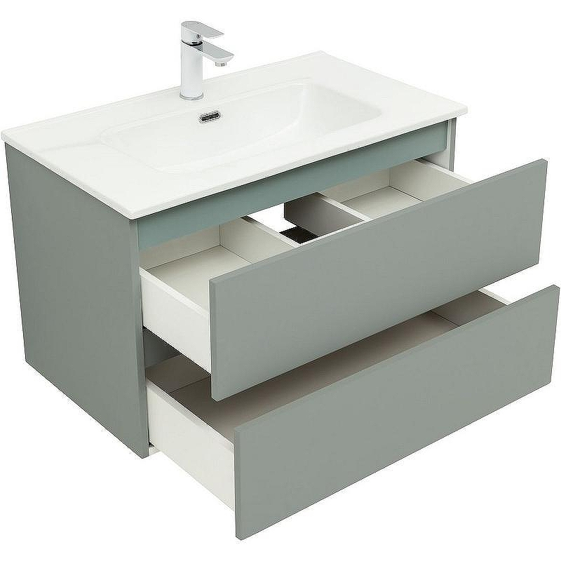 Тумба под раковину Aquanet Вега 2.0 80 337961 подвесная Мисти грин, купить, цена, заказать, магазин, доставка, скидка, промокод, купить, цена, заказать, магазин, доставка, скидка, промокод
