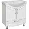 Тумба под раковину Runo Неаполь 75 00-00001034 Белая, купить, цена, заказать, магазин, доставка, скидка, промокод, купить, цена, заказать, магазин, доставка, скидка, промокод