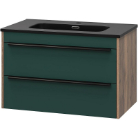 Тумба с раковиной Brevita Greenwood 80 УТ000024347 подвесная Зеленая матовая Дуб Галифакс олово, купить, цена, заказать, магазин, доставка, скидка, промокод, купить, цена, заказать, магазин, доставка, скидка, промокод