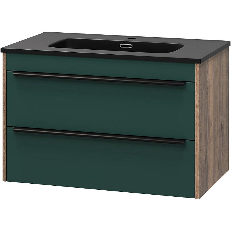 Тумба с раковиной Brevita Greenwood 80 УТ000024347 подвесная Зеленая матовая Дуб Галифакс олово, купить, цена, заказать, магазин, доставка, скидка, промокод, купить, цена, заказать, магазин, доставка, скидка, промокод