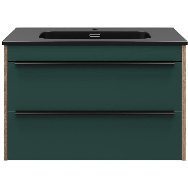 Тумба с раковиной Brevita Greenwood 80 УТ000024347 подвесная Зеленая матовая Дуб Галифакс олово, купить, цена, заказать, магазин, доставка, скидка, промокод, купить, цена, заказать, магазин, доставка, скидка, промокод