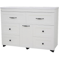 Тумба с раковиной Misty Дуэт 120 УТ000008551 с бельевой корзиной Белая матовая, купить, цена, заказать, магазин, доставка, скидка, промокод, купить, цена, заказать, магазин, доставка, скидка, промокод