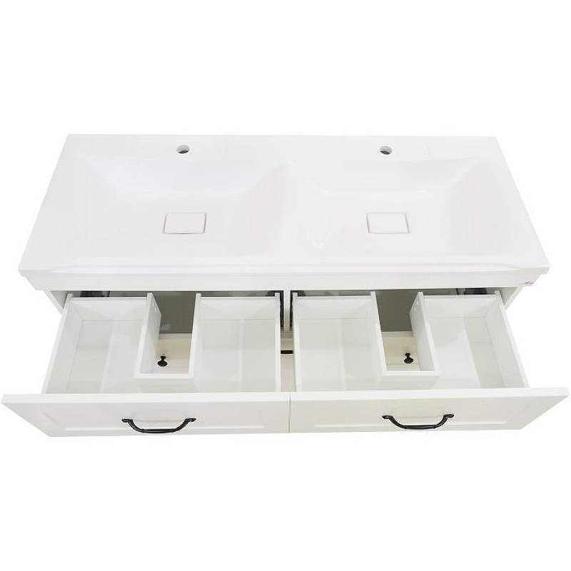 Тумба с раковиной Misty Дуэт 120 УТ000008551 с бельевой корзиной Белая матовая, купить, цена, заказать, магазин, доставка, скидка, промокод, купить, цена, заказать, магазин, доставка, скидка, промокод