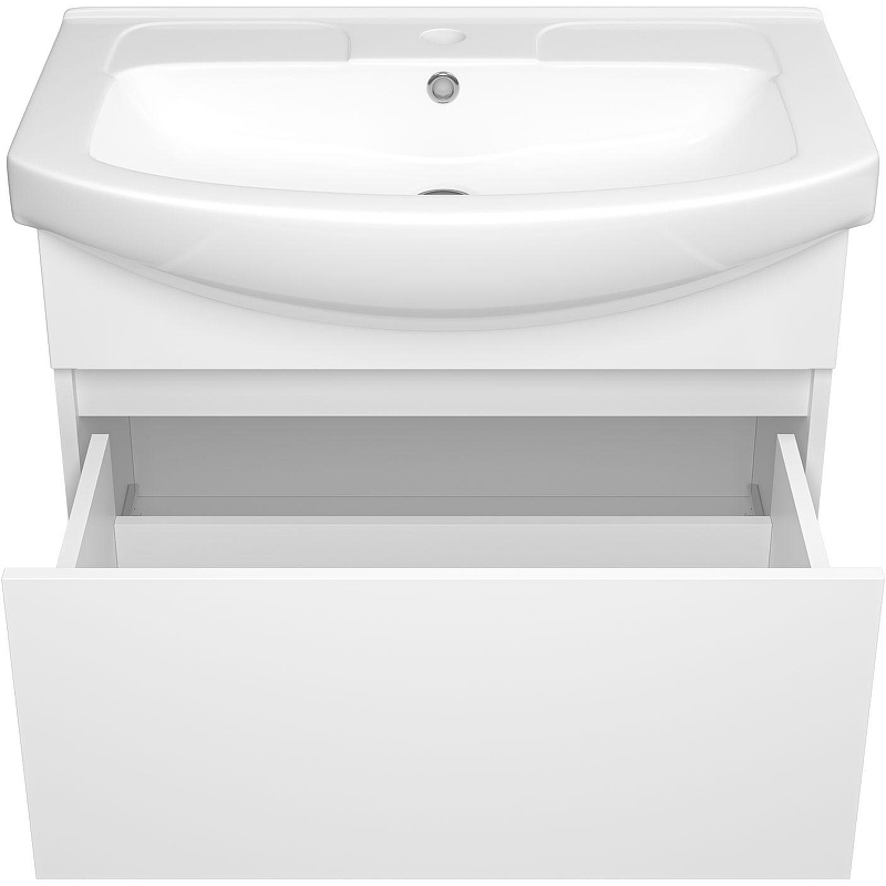 Тумба с раковиной Misty Монро 75 УТ000023886 подвесная Белая, купить, цена, заказать, магазин, доставка, скидка, промокод, купить, цена, заказать, магазин, доставка, скидка, промокод