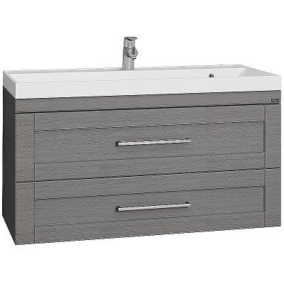 Тумба под раковину СанТа Венера 100 221021 подвесная Дуб серый