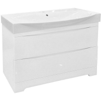 Тумба с раковиной Misty Элвис 105 УТ000003263 Белая, купить, цена, заказать, магазин, доставка, скидка, промокод, купить, цена, заказать, магазин, доставка, скидка, промокод