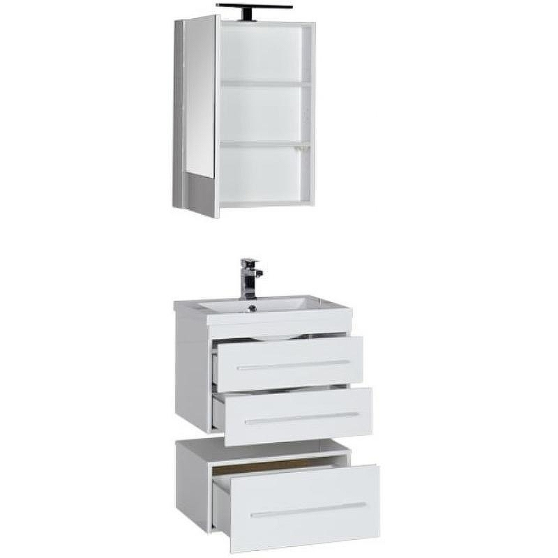 Комплект мебели для ванной Aquanet Нота 58 165376 Белый, купить, цена, заказать, магазин, доставка, скидка, промокод, купить, цена, заказать, магазин, доставка, скидка, промокод