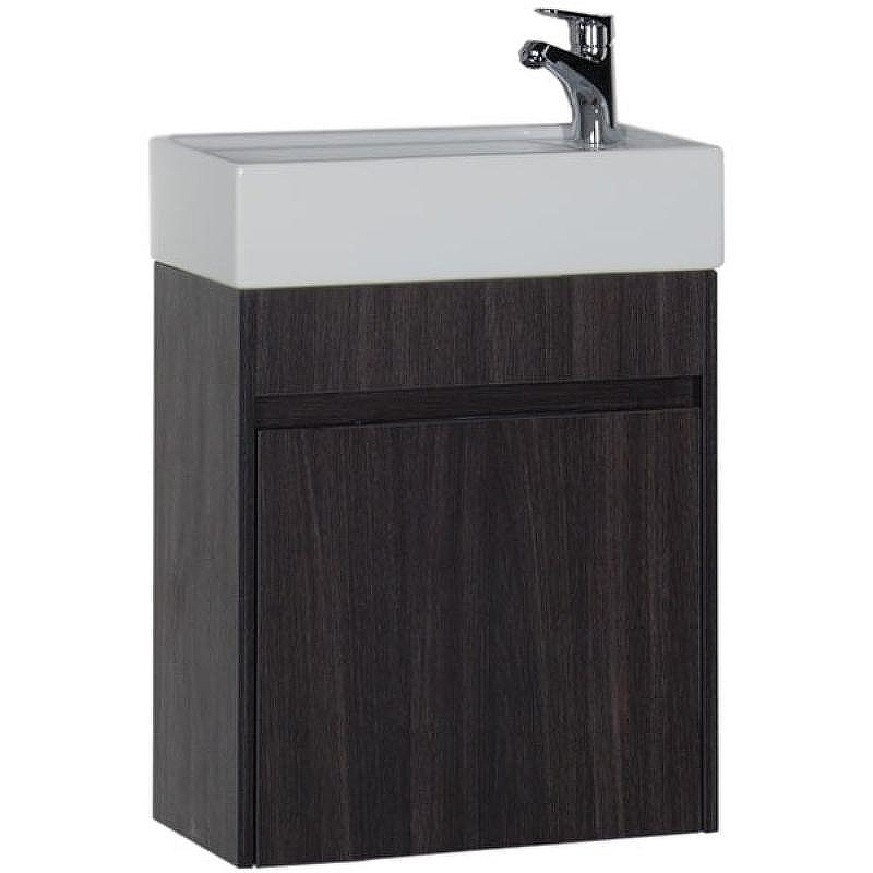 Тумба с раковиной Aquanet Лидс 50 213042 подвесная Эвкалипт мистери, купить, цена, заказать, магазин, доставка, скидка, промокод, купить, цена, заказать, магазин, доставка, скидка, промокод