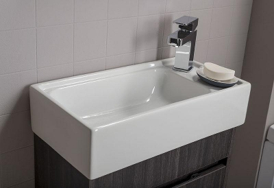 Тумба с раковиной Aquanet Лидс 50 213042 подвесная Эвкалипт мистери