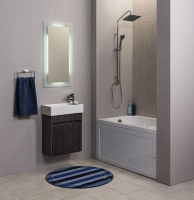 Тумба с раковиной Aquanet Лидс 50 213042 подвесная Эвкалипт мистери, купить, цена, заказать, магазин, доставка, скидка, промокод, купить, цена, заказать, магазин, доставка, скидка, промокод