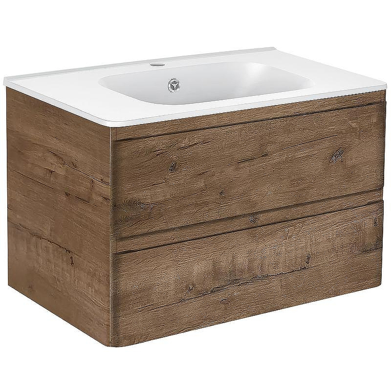 Тумба под раковину Vincea Vico 80 VMC-2V800VO подвесная V.Oak, купить, цена, заказать, магазин, доставка, скидка, промокод, купить, цена, заказать, магазин, доставка, скидка, промокод
